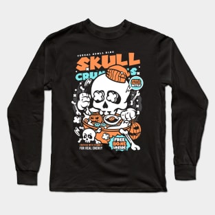 Halloween Skull Crunchies Cereal Long Sleeve T-Shirt